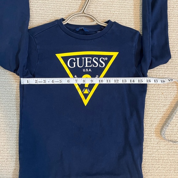 Guess navy blue crewneck sweatshirt - Picture 3 of 7